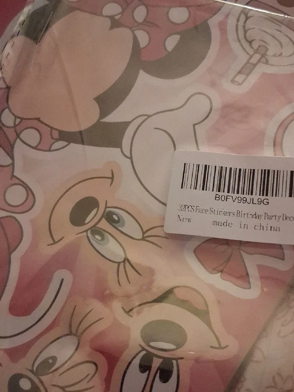 New! Disney Character Sticker Sheets